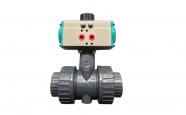 Pneumatic Plastic Ball Valve