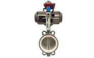 Set of Pneumatic Butterfly Valve