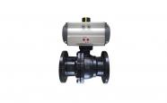 Pneumatic ball valve