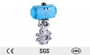 Pneumatic butterfly valve